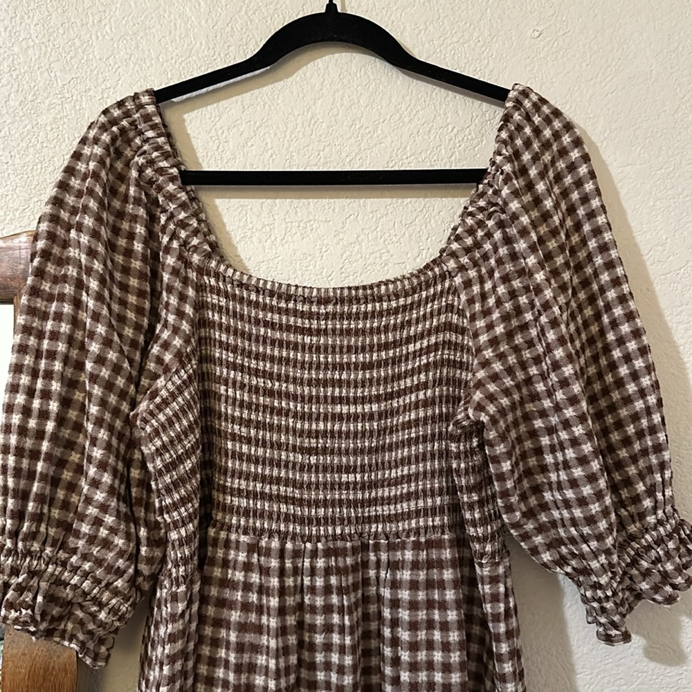 Madewell Gingham dress